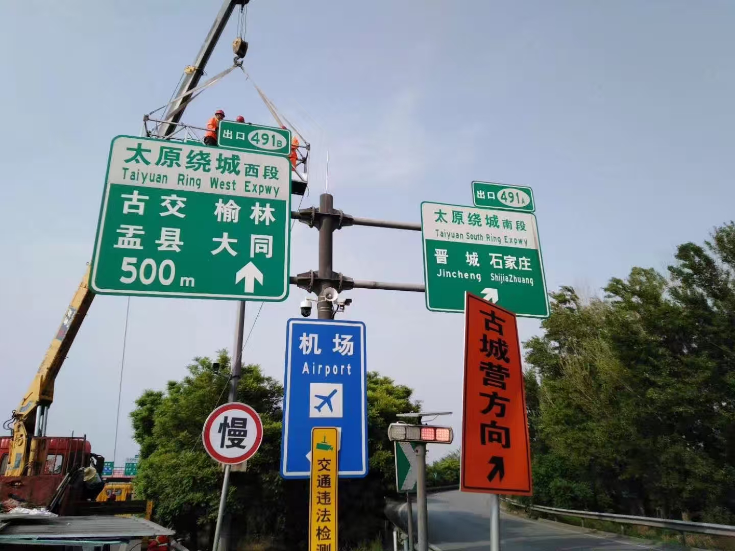 北海市标志杆指示牌 - 厂家